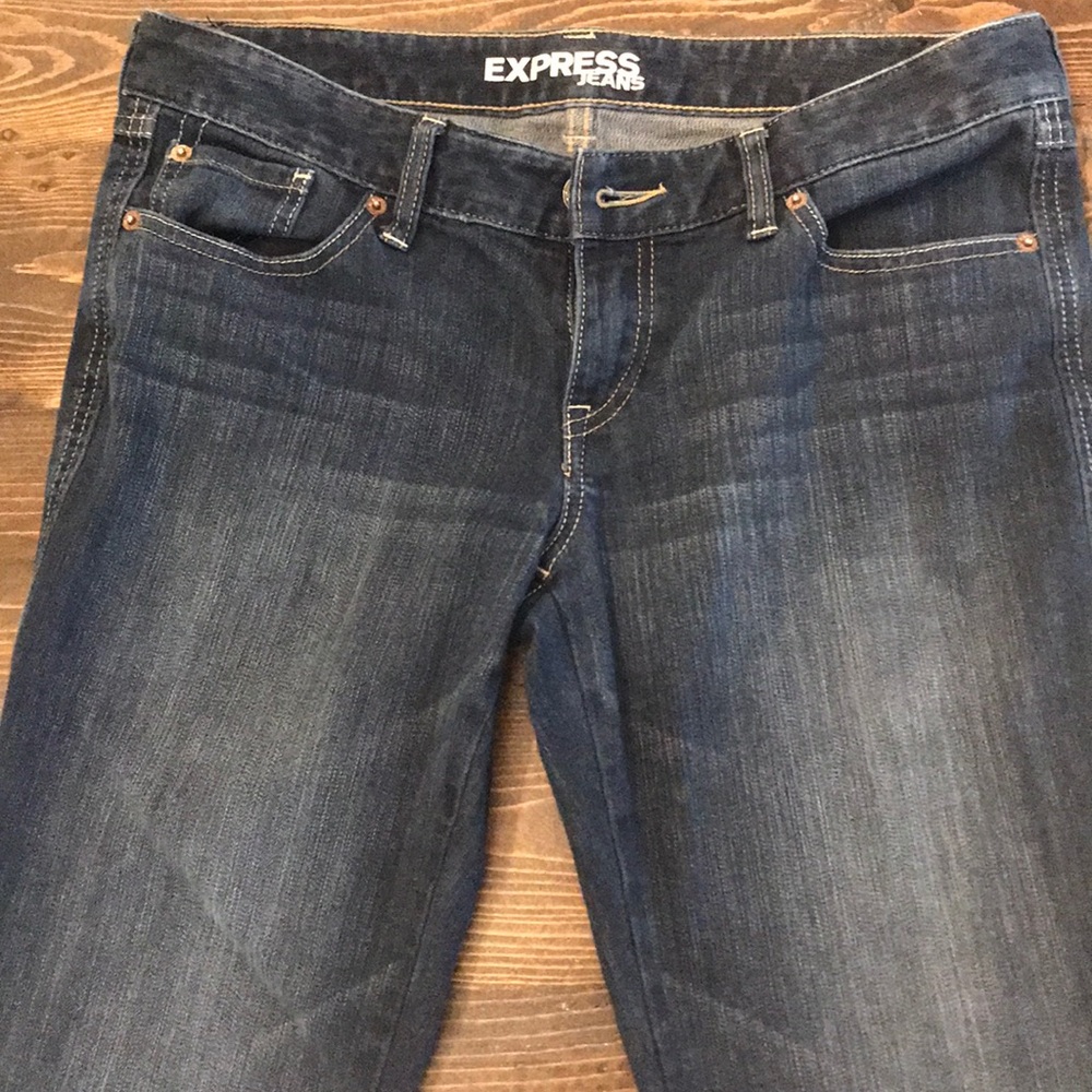 Express Women’s Jeans Bootcut Size 8 Dark Wash